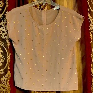 Papaya Small Top - Sheer darker tan color
